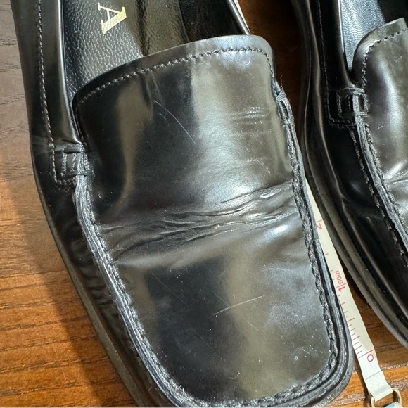 PRADA LOAFERS black patent leather vintage 90s Y2K in size 35. GUC - Picture 15 of 15